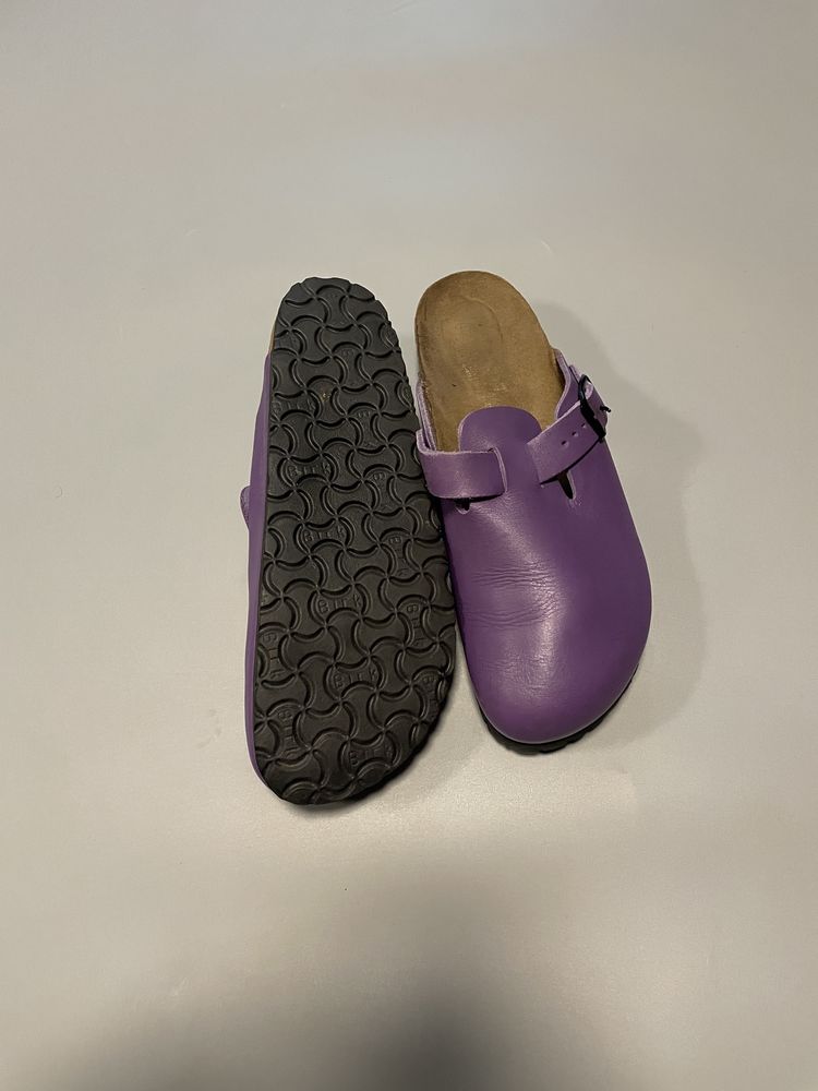 Тапки Birkenstock кожа