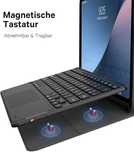 Klawiatura iPad Air 6 gen. 11" 2024, 2 kanały BT QWERTZ