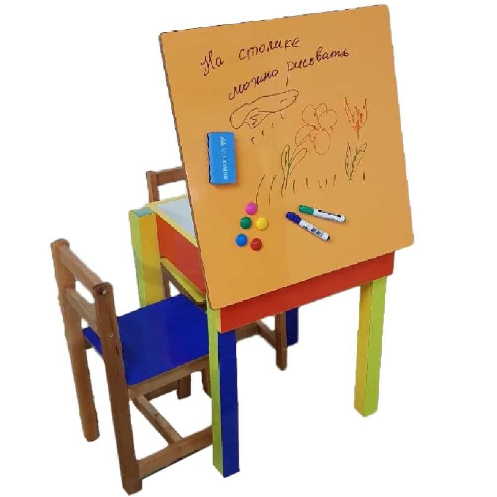 Детский столик - мольберт. Столик для детского творчества!