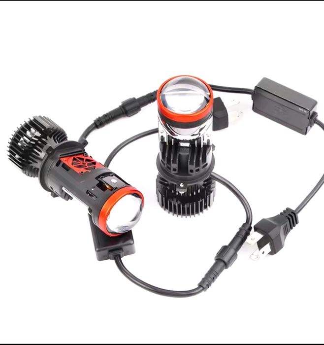 Лампи BI-LED міні лінзи мини линзы Y5 pro, Rayton 02D  H4. Комплект