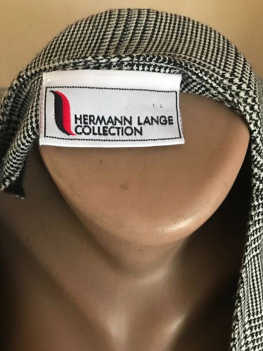 Жакет HERMANN LANGE COLLECTION в клітинку піджак розмір 46 наш