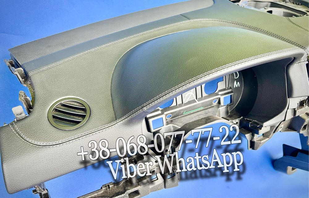 Торпеда кожаная Mercedes GLE W292 W166 GLS X166 ГЛЕ 292 166 ГЛС