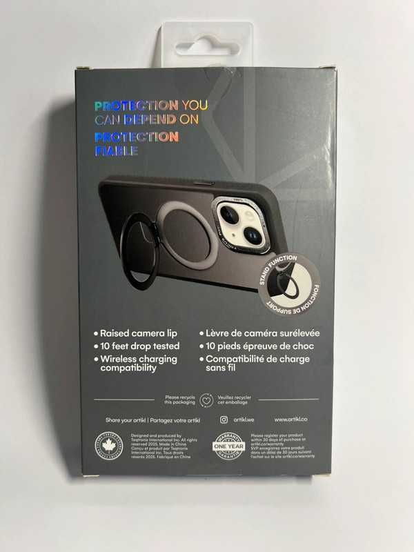 etui iPhone 13/14/15, MagSafe Stand+