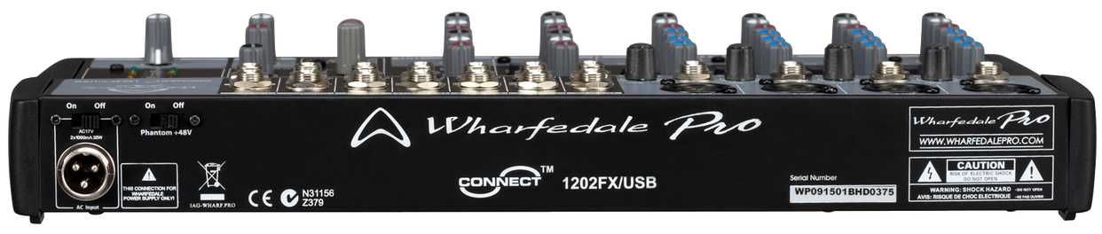 WHARFEDALE connect 1202 FX/USB Mikser 12k, EQ, FX,USB