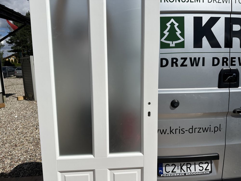 Drzwi wewnętrzne drewniane OD RĘKI białe Dostawa cała Polska NA WYMIAR