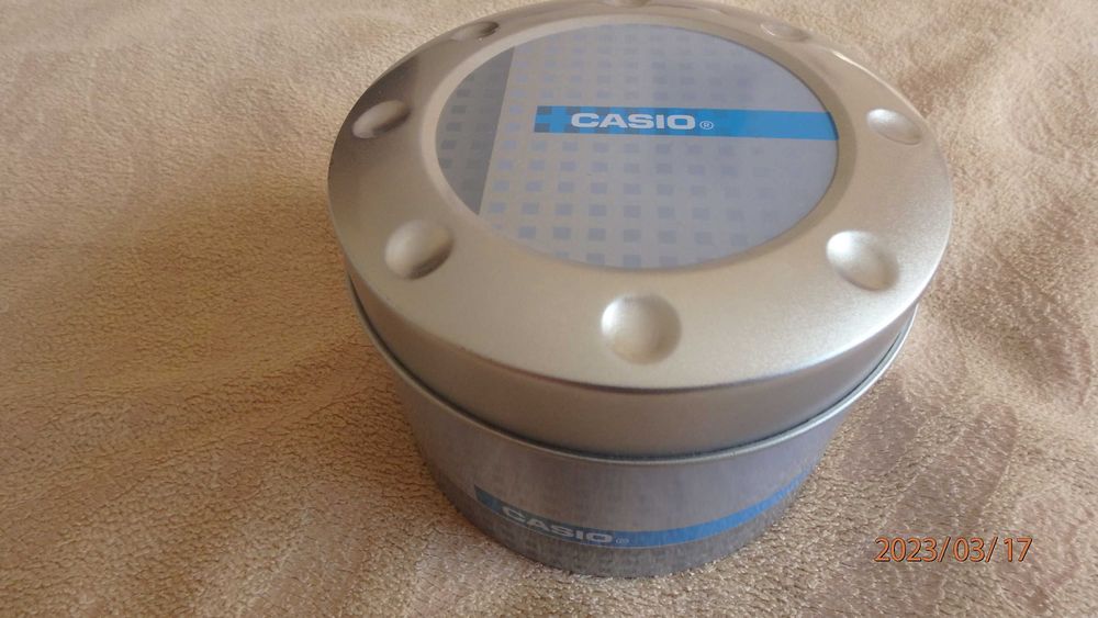 Zegarek męski, młodzieżowy CASIO AE-1000W 1BVDF World Time + puszka.