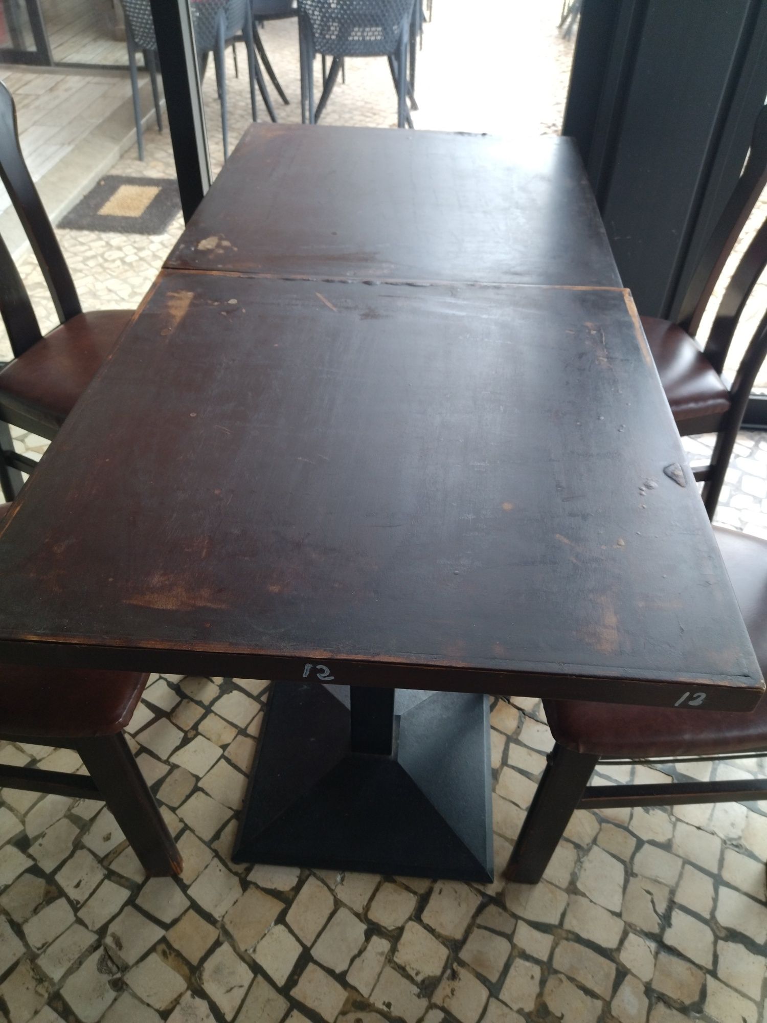 Tampos de mesas 70x70 5 euros cada um