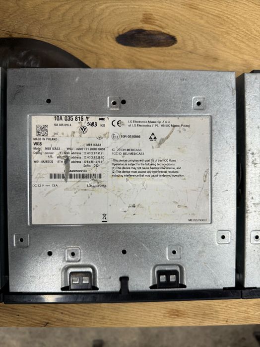 Sterownik 10a035816 vw id3 id4