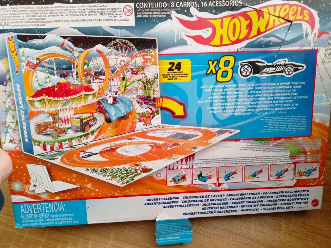 Kalendarz adwentowy hot wheels