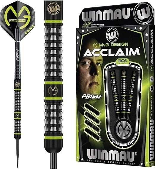 Lotki Acclaim Winmau MVG 25g wolfram 90% NOWE
