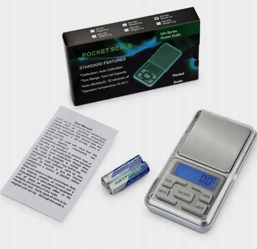 Kompaktowa Waga Elektroniczna 500g/0,01g – SUPER DOKŁADNA!!