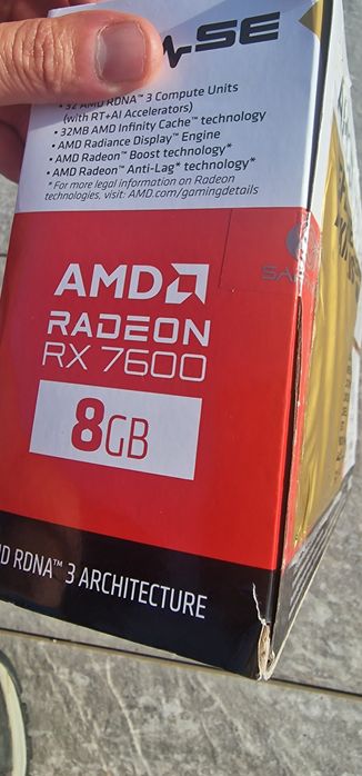 Placa Gráfica RX 7600 8gb OC