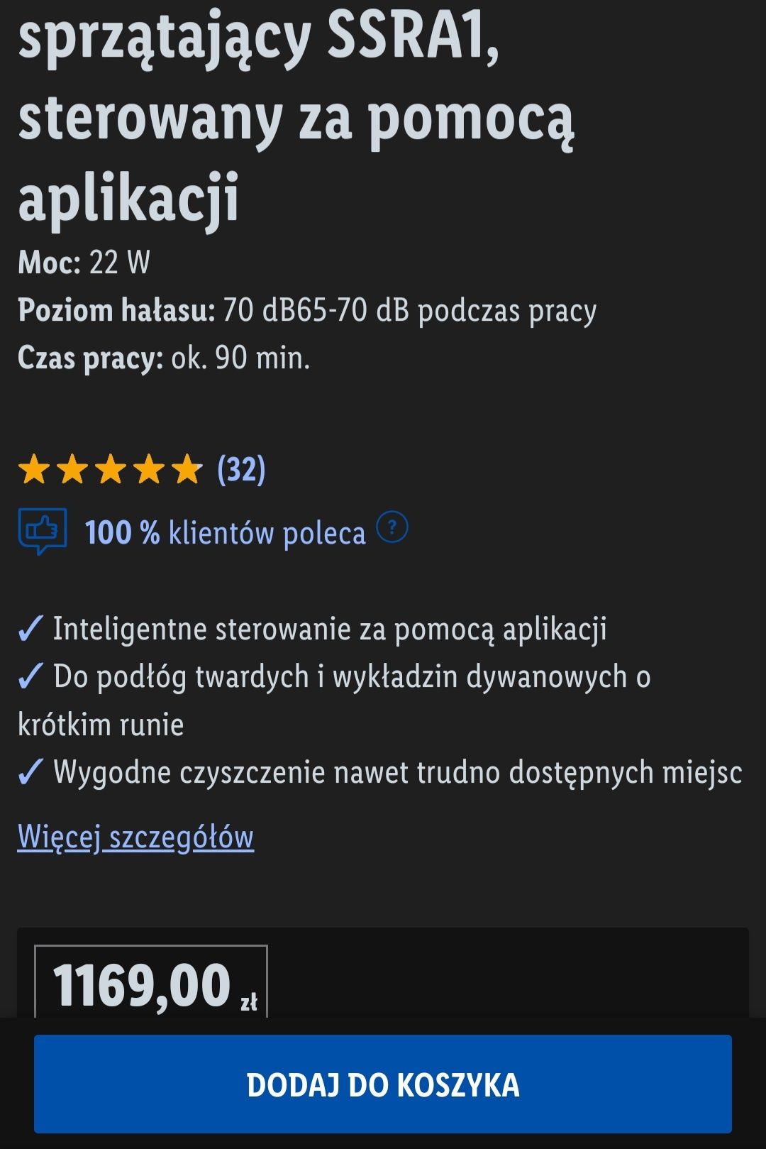 Silvercrest SSRA1 odkurzacz