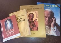 Zestaw 4 książek - Jan Paweł II, Tobie Maryjo zawierzam, Koronka, Nauk