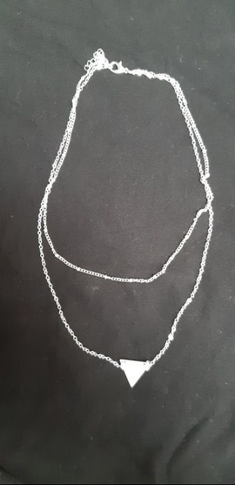Nowy naszyjnik srebrny modny tumblr vintage choker minimalist