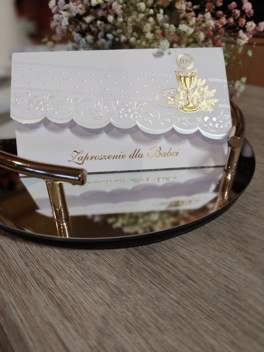 Zaproszenie na Pierwszą Komunię Świętą dla babci