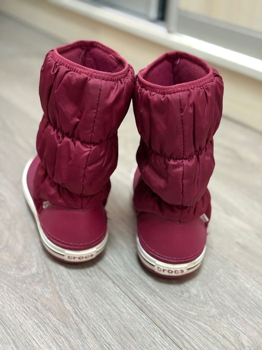 Чоботи crocs бордові 36р.