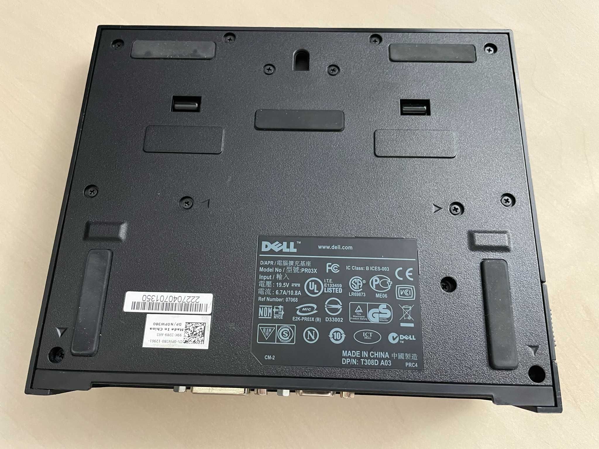 Stacja dokująca DELL PR03X z zasilaczem DELL FA130PE1