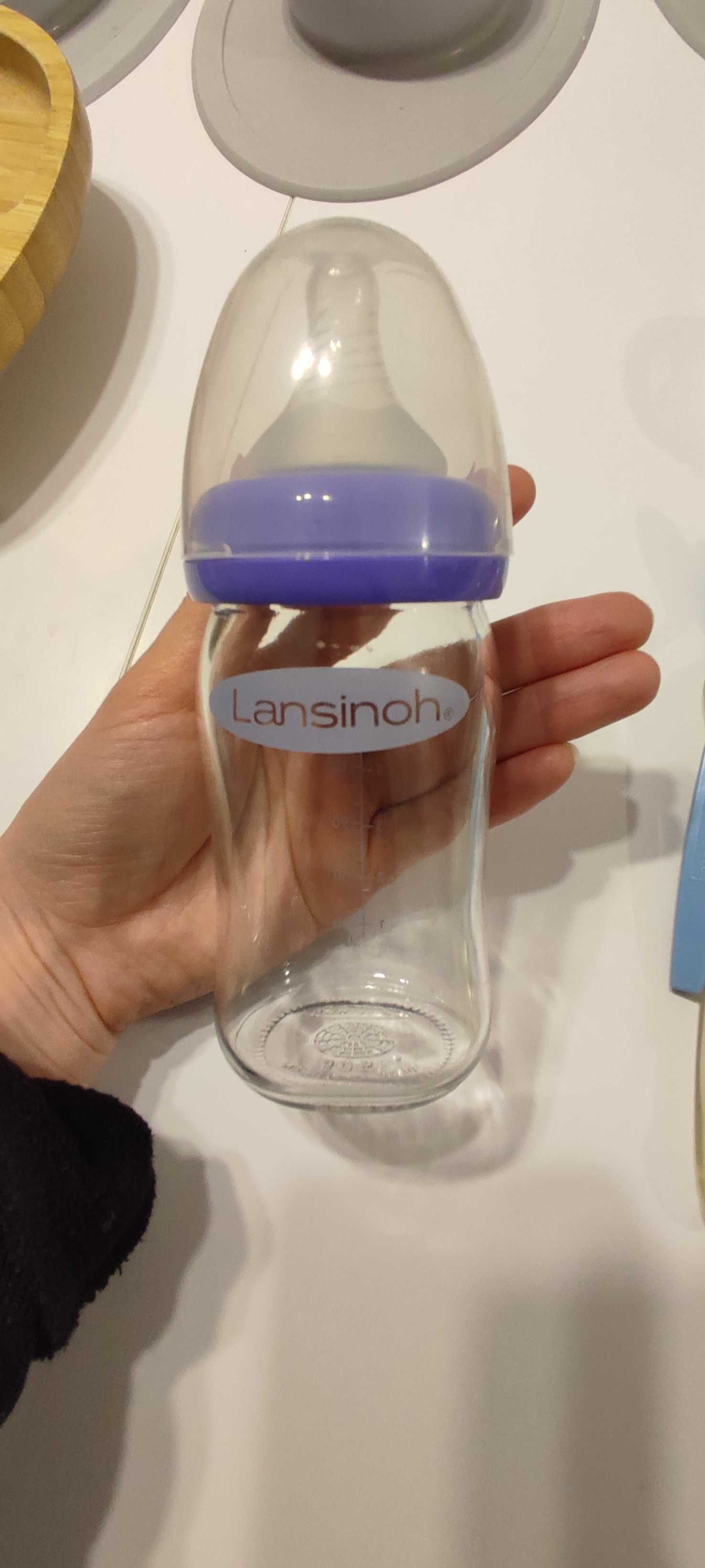 Lansinoh butelka szkolana 160ml smoczek S jak nowa