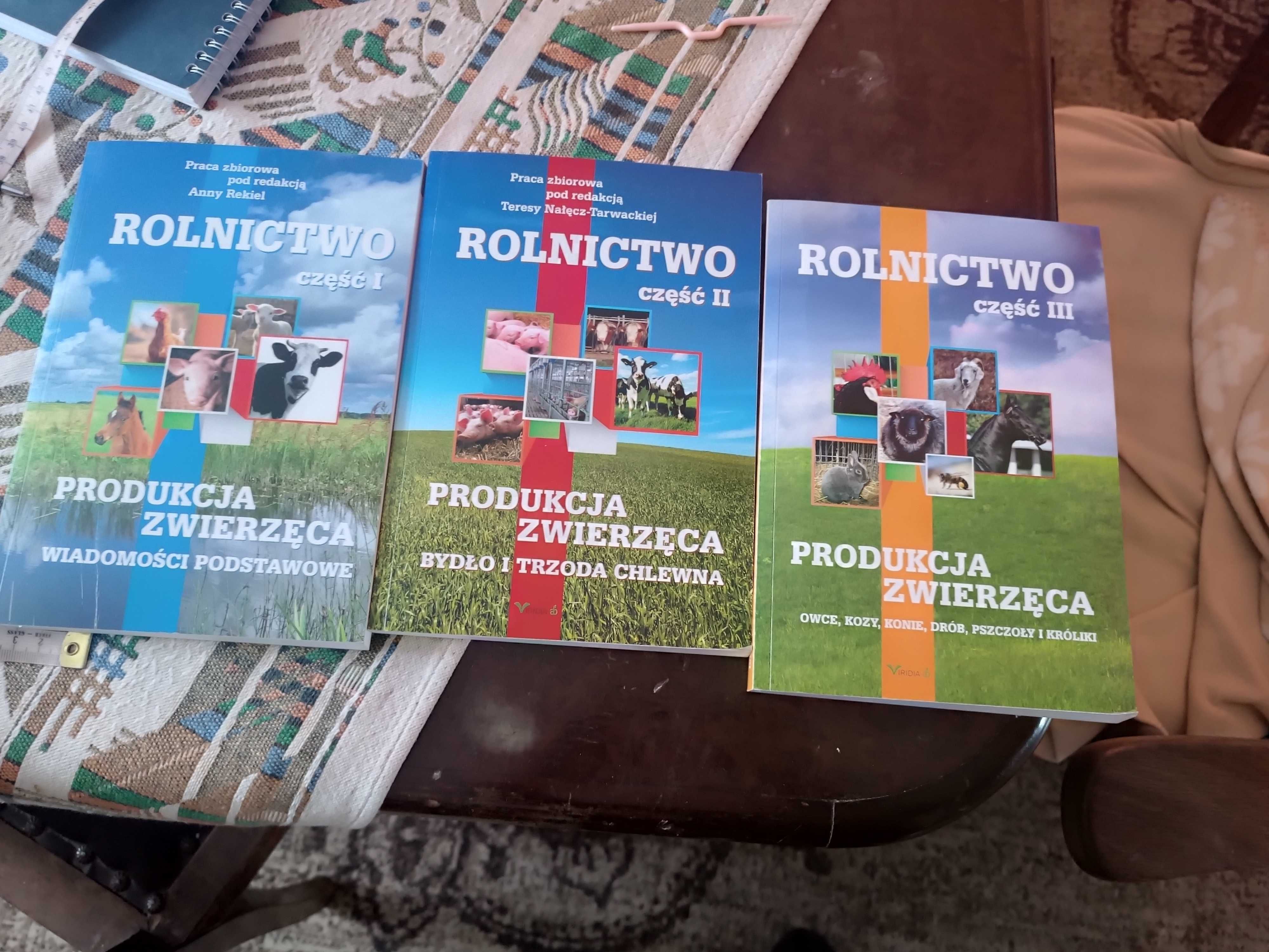 Książki do wiedzy o rolnictwie 3 części