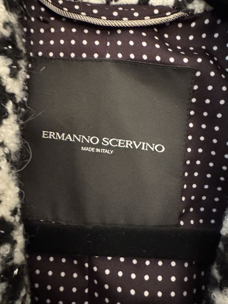 Пальто Ermanno Scervino, під пасок, в гусячу лапку, нове!