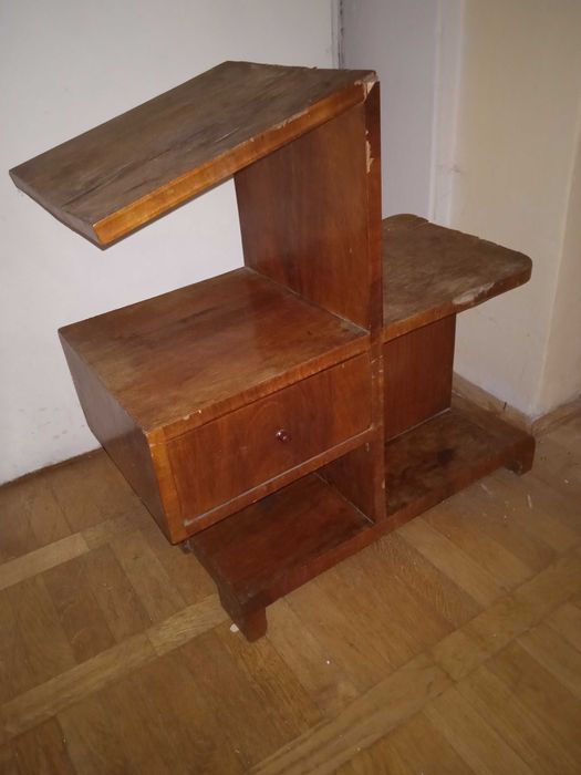 Kwietnik art deco z szufladą, do renowacji