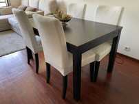 Cadeiras Bergmund IKEA (4 com capas]