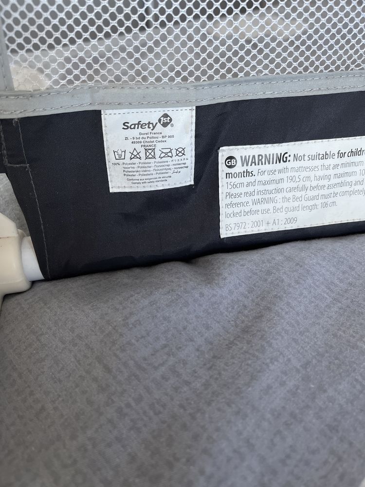 Barierka ochronna do łóżka łóżeczka dla dziecka Safety lidl