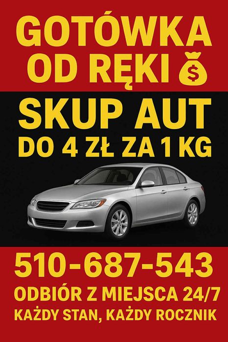 Skup Aut Odbiór Dzisiaj zabierzemy auto