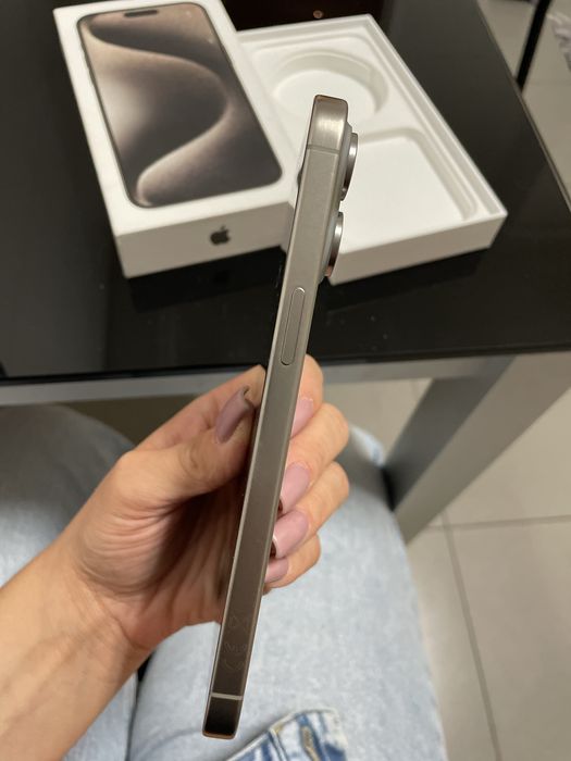 Iphone 15 pro max 512GB Natural Titanium com fatura e garantia