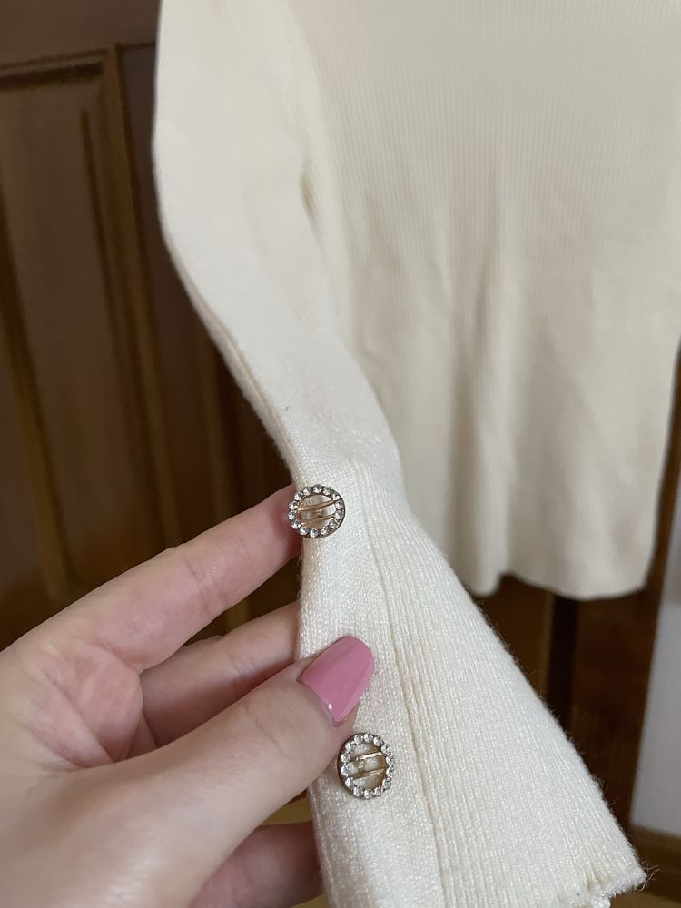 Sweter z długim rękawem półgolf