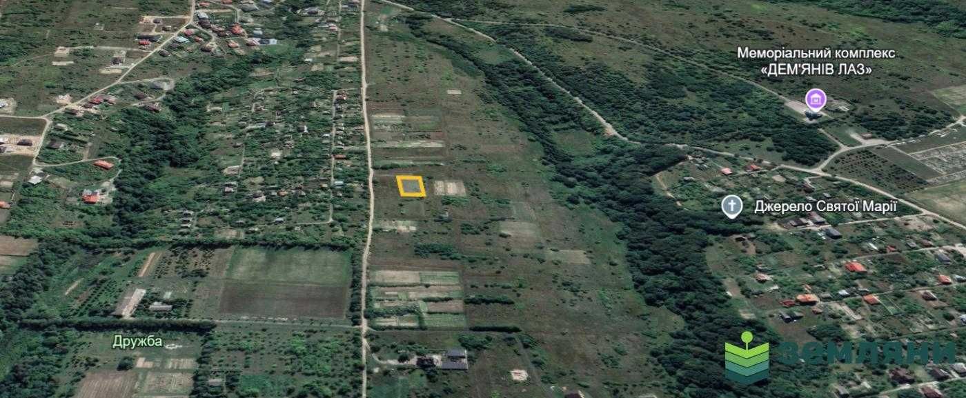 Земельна ділянка Дем'янів Лаз