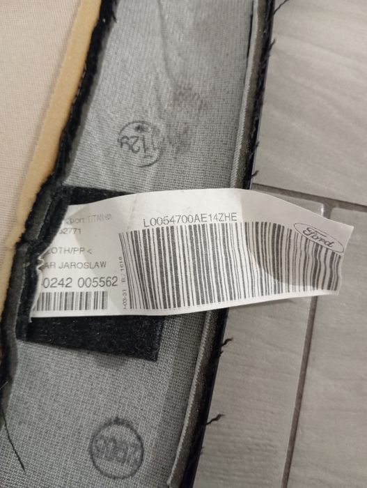 Tapicerka siedzenia ford s max