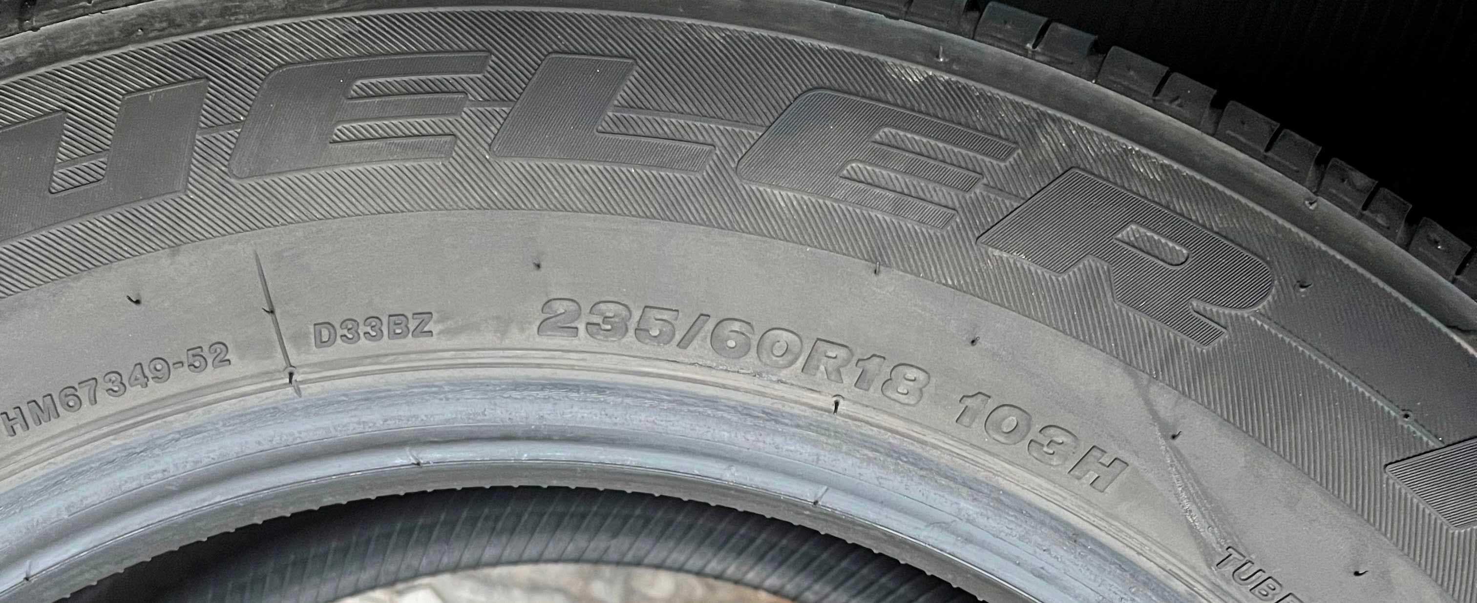 235/60 R18 Bridgestone Dueler HL 33 4 шт Летние шины