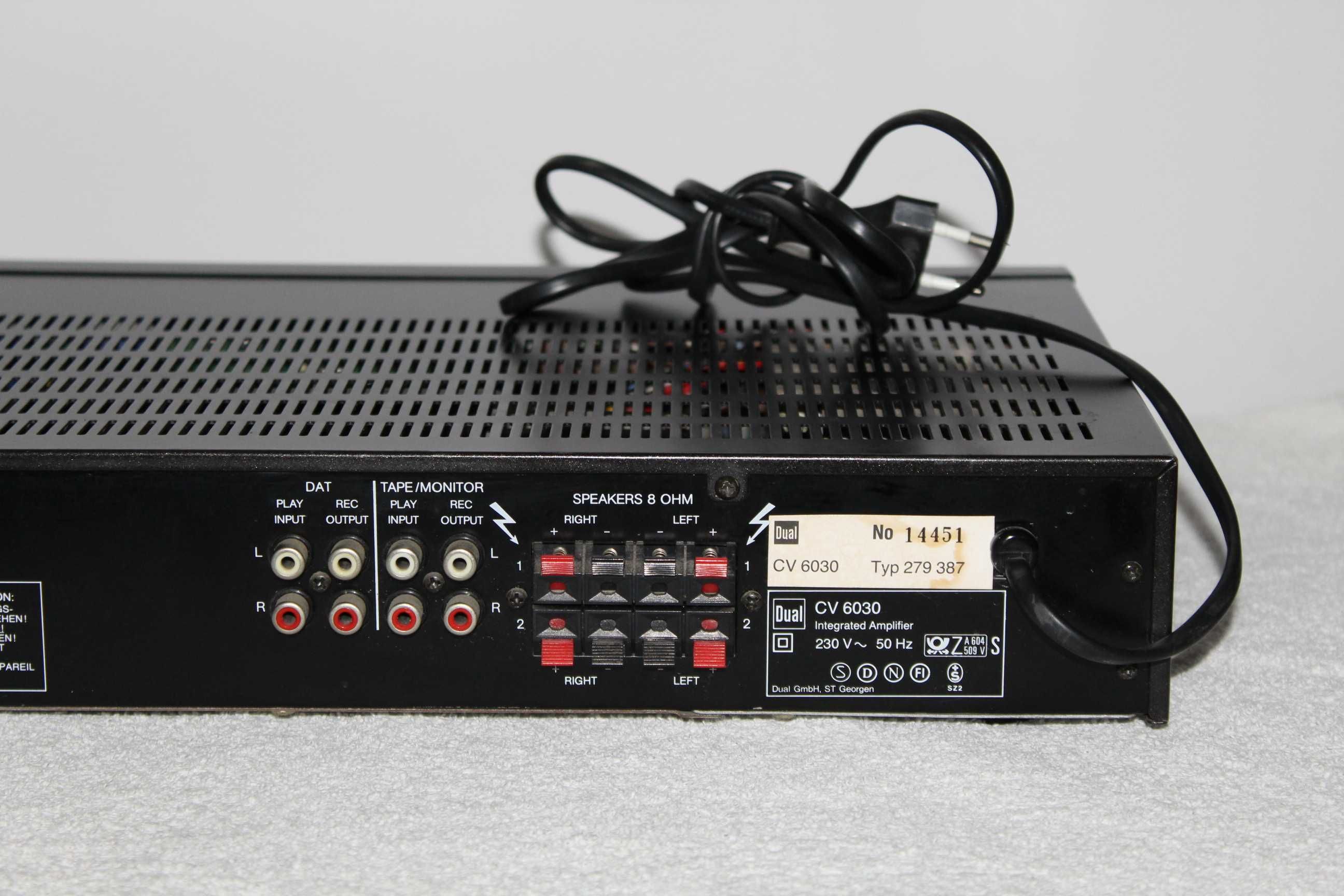 DUAL CV 6030 Wzmacniacz stereo wbudowanym equalizer Wysyłka