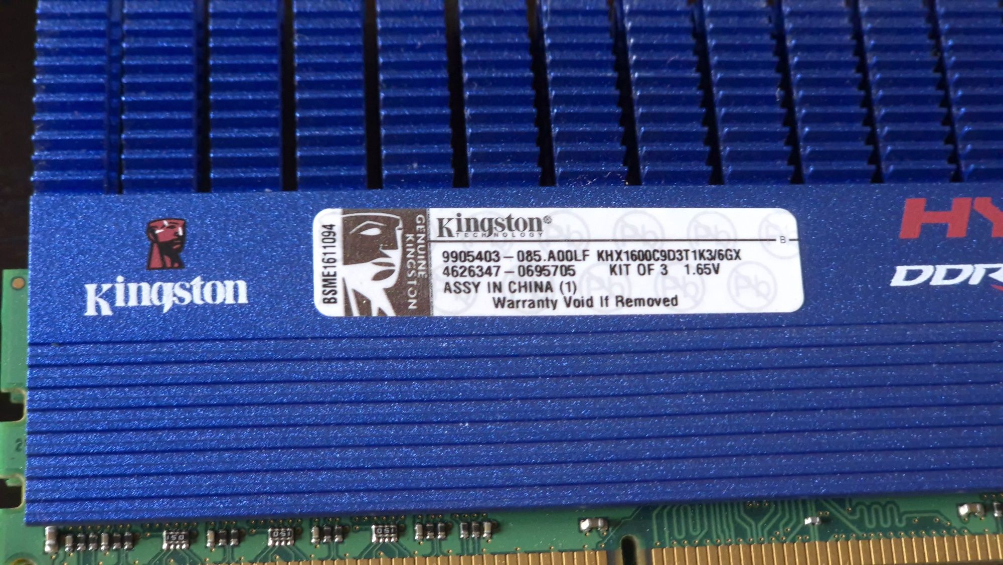 Memórias RAM DDR3 6GB/4GB