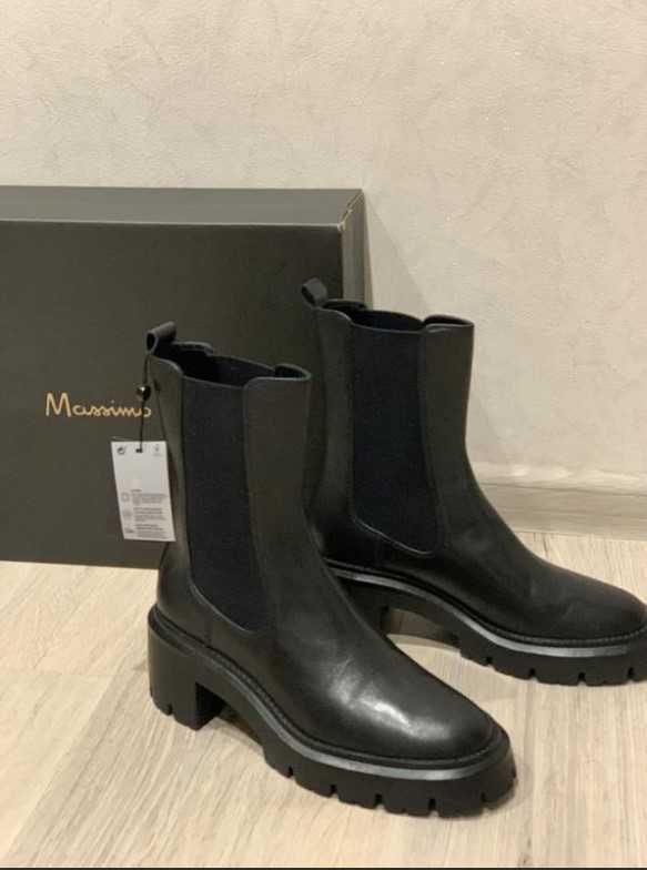 Черевики челсі на трековій підошві massimo dutti