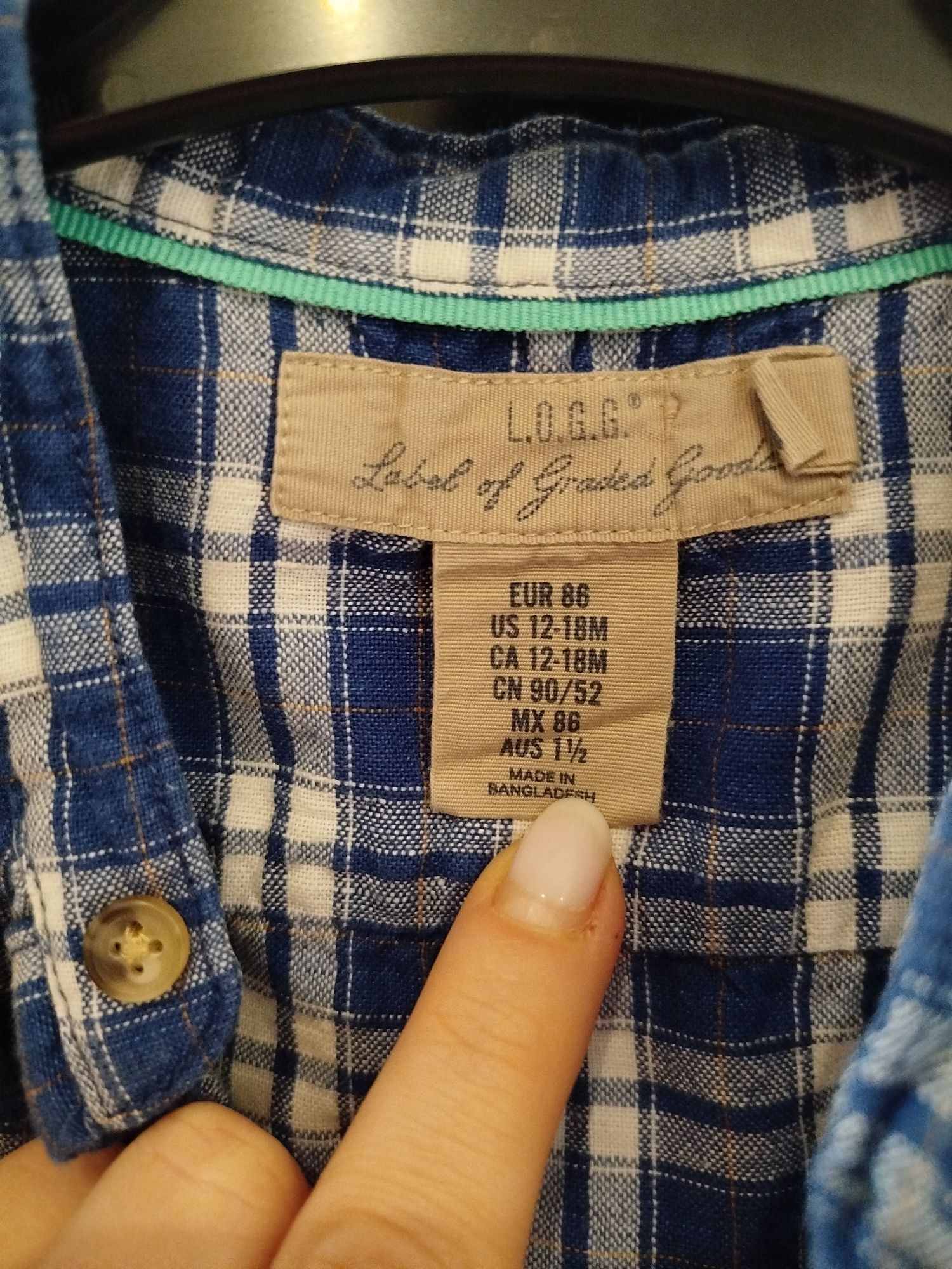 Koszula h&m i marynarka Pepco rozmiar 86