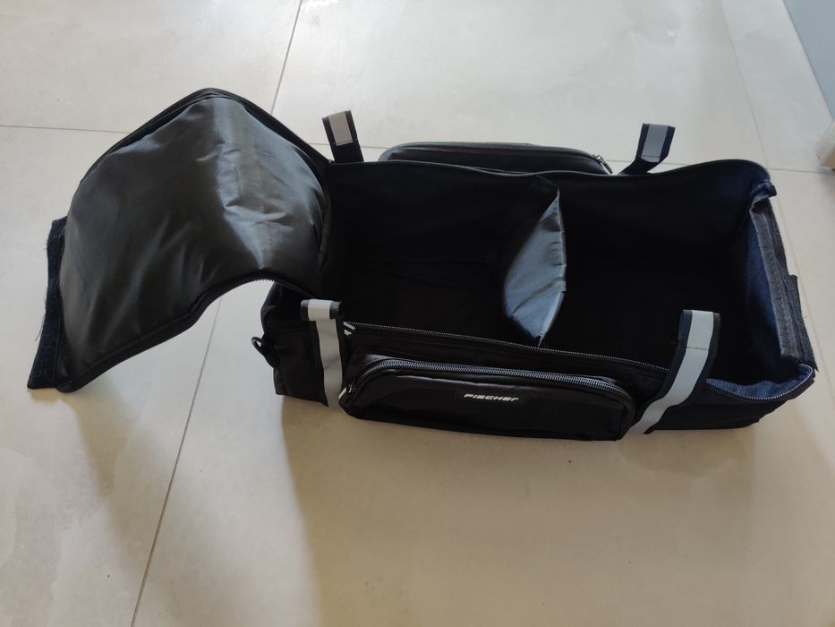 Duża torba rowerowa na bagażnik Fischer