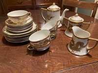 Serviço chá antigo em Porcelana Japonesa Novo Preço