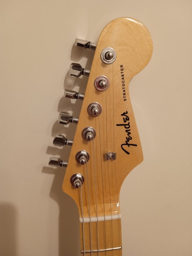 Gitara elektryczna Stratocaster niebieski + Regulacja lutnicza