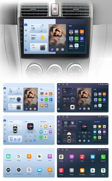 Radio do Subaru Forester SG 2002 - 2008 CarPlay i Android Auto