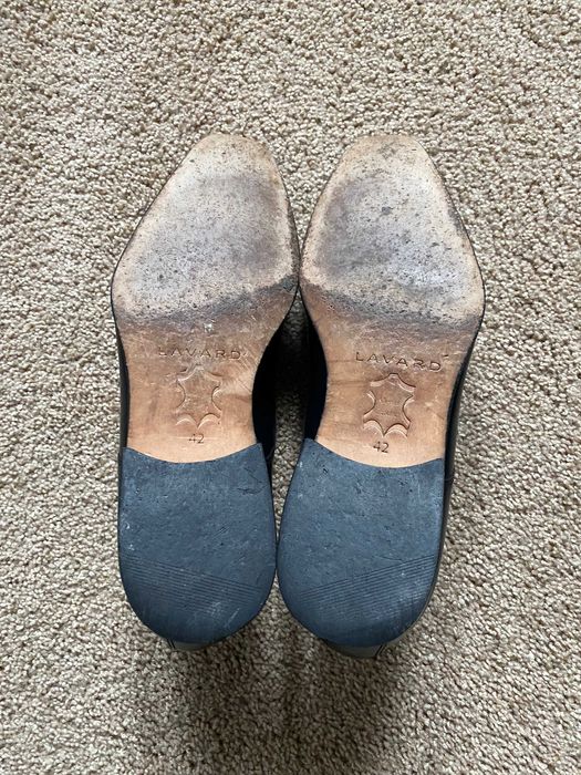 Buty eleganckie półbuty Lavard czarne 42