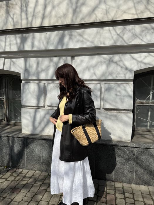 Шкіряний піджак м-л розмір