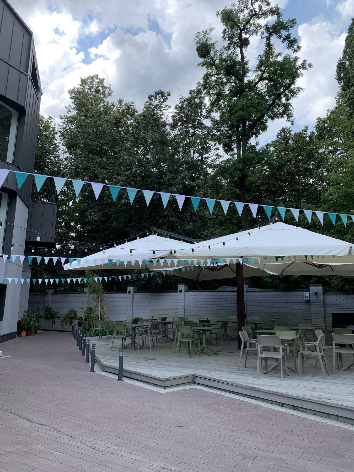 Гирлянда из флажков свадебная, праздничная. 10 м. Купить в Украине.