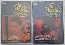 (Lote 19) 2 DVDs Mary Higgins Clark ( o valor indicado é por 1 DVD)