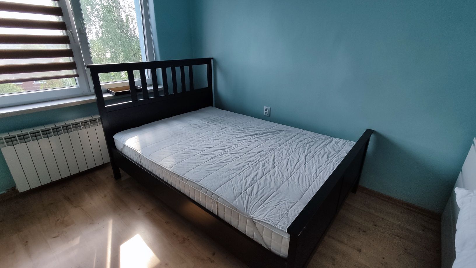 Rama łóżka IKEA Hemnes 160x200+stelaże IKEA Lonset 2x 80x200