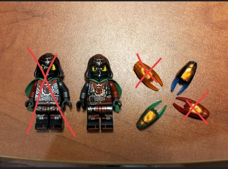Crux and Acronix Lego Ninjago original лего ніндзяго оригінал