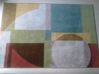 Ikea kolorowy dywan w geometryczne wzory Stenmätare 133x195