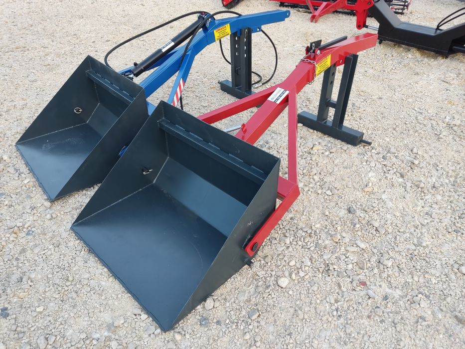 do mini traktora- ładowacz z łyżką/widłami do traktora-